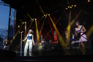 Lake Street Dive performs to a near-capacity crowd at Beak & Skiff Apple Orchards in LaFayette, New York, on Wednesday, Aug. 5, 2026 .