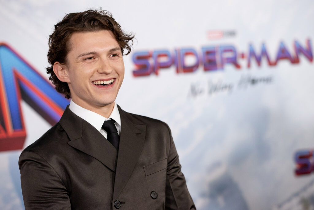 Tom Holland attends the Los Angeles premiere of Sony Pictures' 'Spider-Man: No Way Home' on December 13, 2021 in Los Angeles, California.