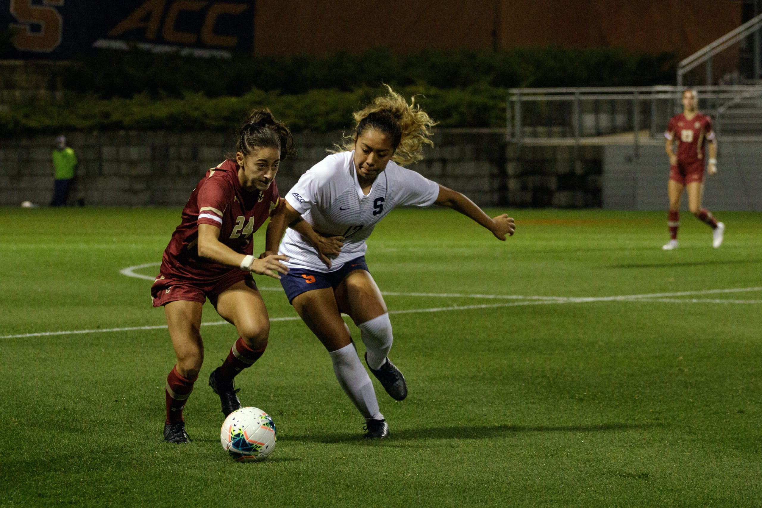 Syracuse women's soccer vs. Boston College on Oct. 22, 2020, at SU Soccer Stadium. SU lost 3-1.