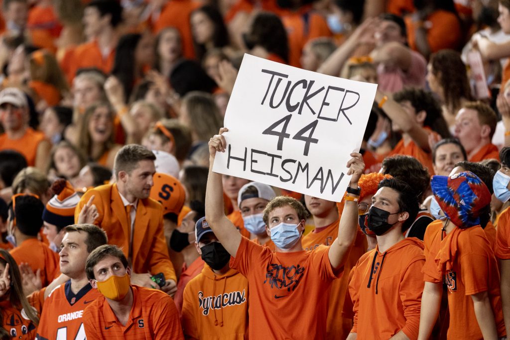 Syracuse vs. Clemson on Oct. 15, 2021, in the Dome.