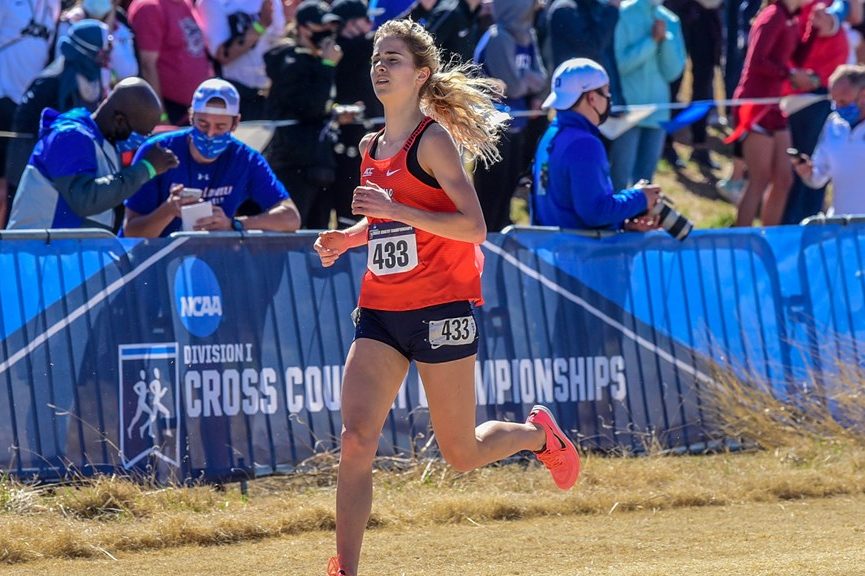 Amanda Vestri at the 2021 NCAA Cross Country Championships.