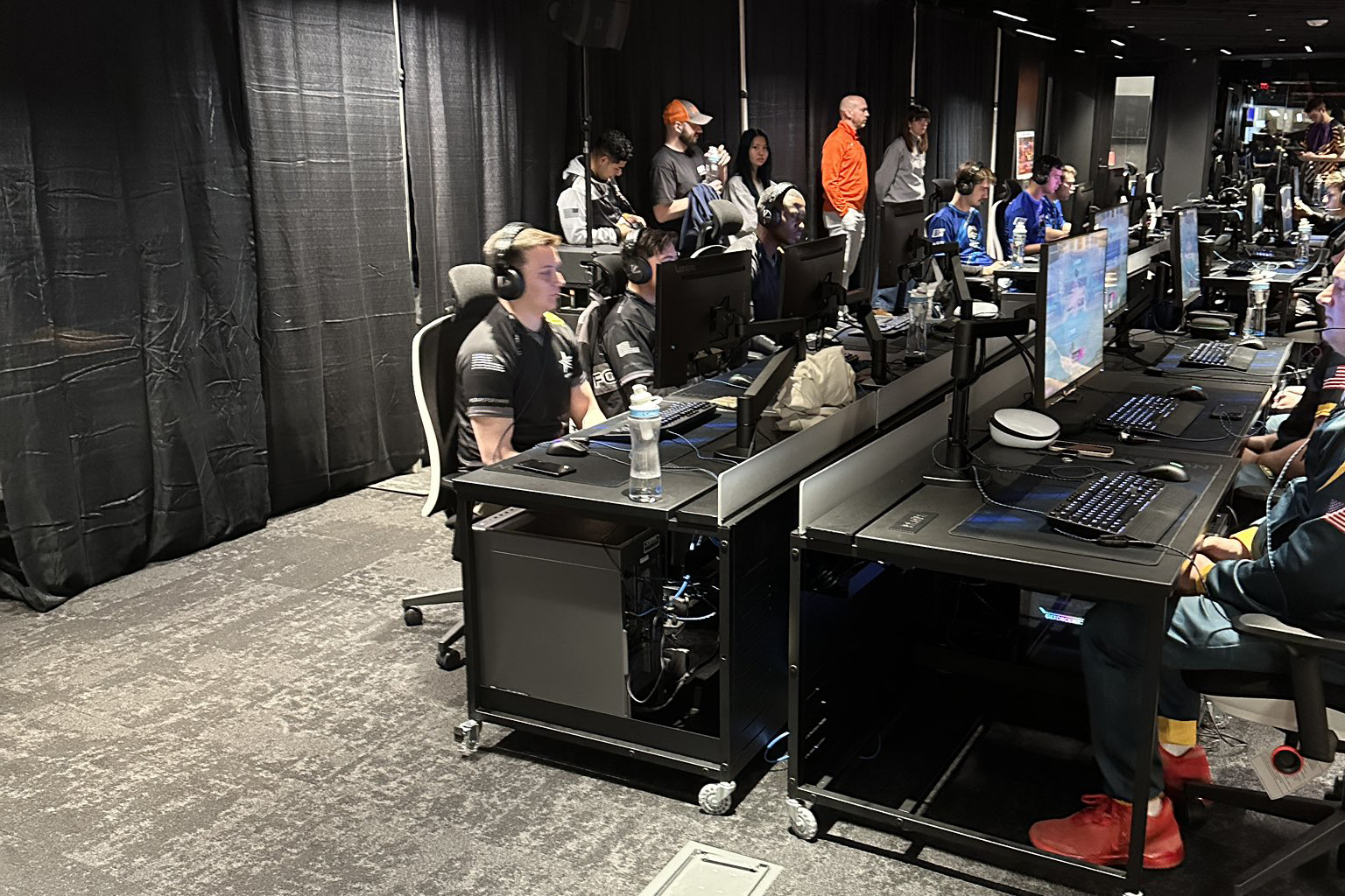 The Warrior GMR Rocket League Veterans Day Invitational was held at the new facility in Syracuse University's Schine Student Center.