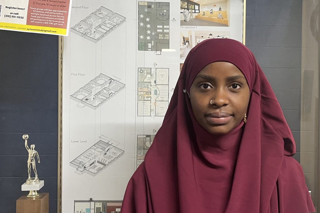 Khadra Mohammed at the North Side Learning Center.