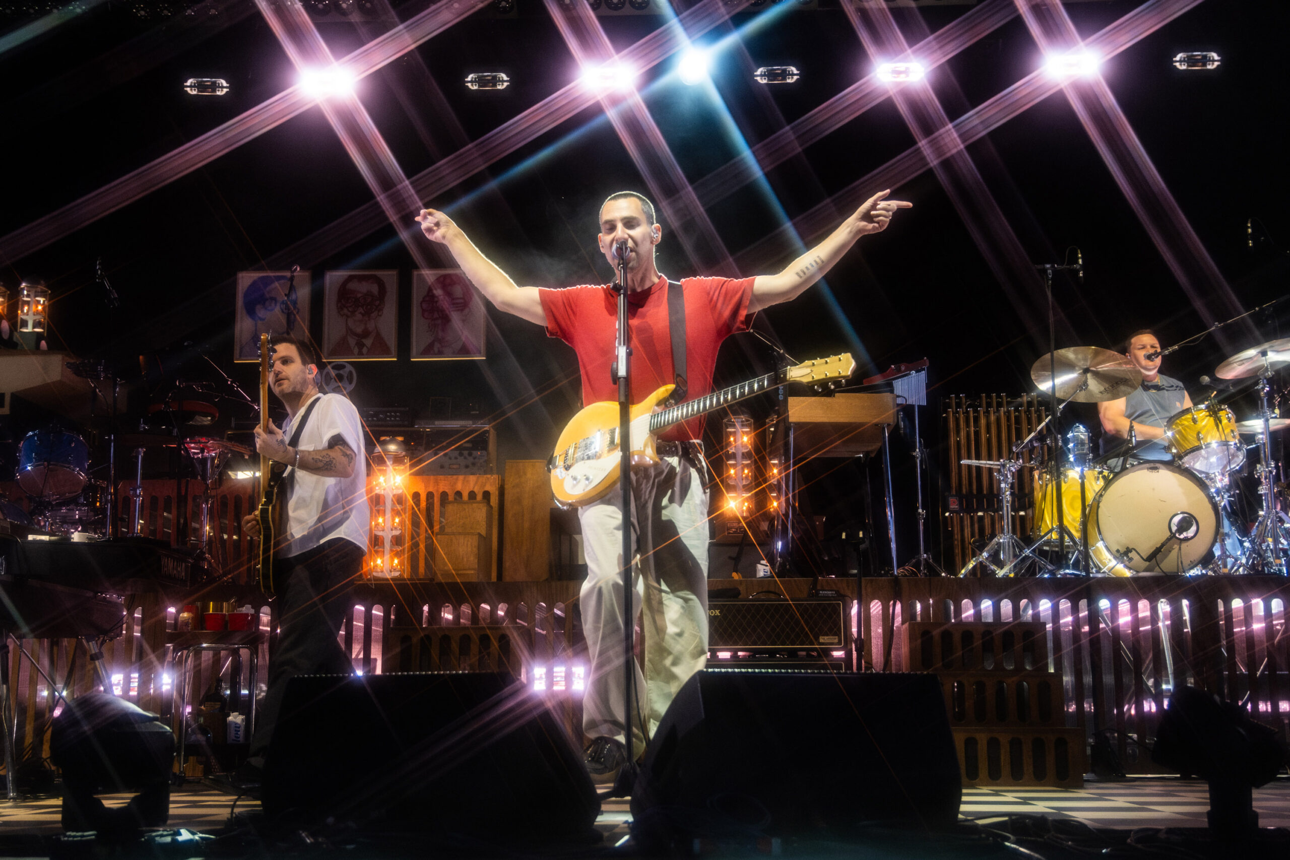 Jack Antenoff frontmans for Bleachers at CMAC in Canandaigua, New York on Saturday June 20th, 2026.