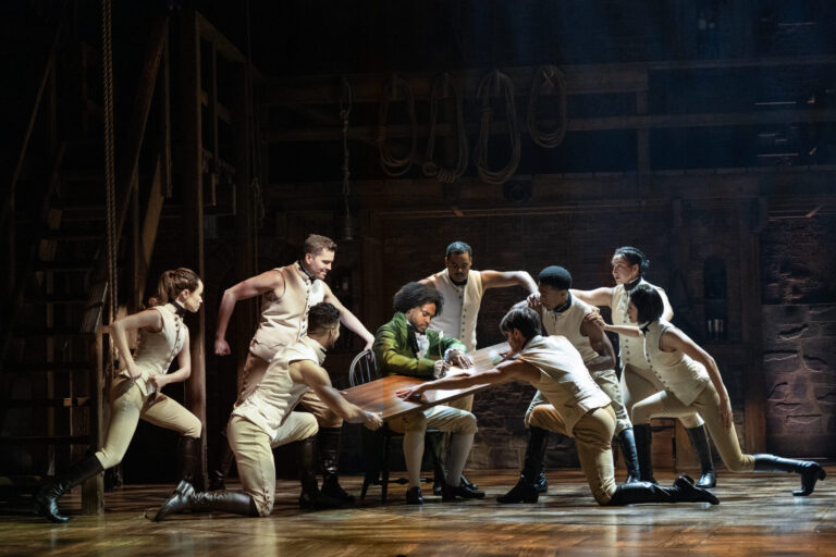 Tyler Fauntleroy and Company - HAMILTON National Tour - (c) Joan Marcus 2024