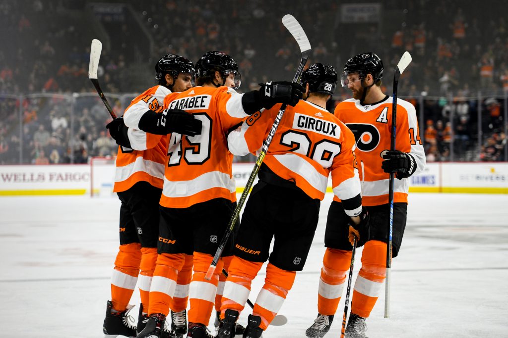 Joel Farabee Claude Giroux NHL