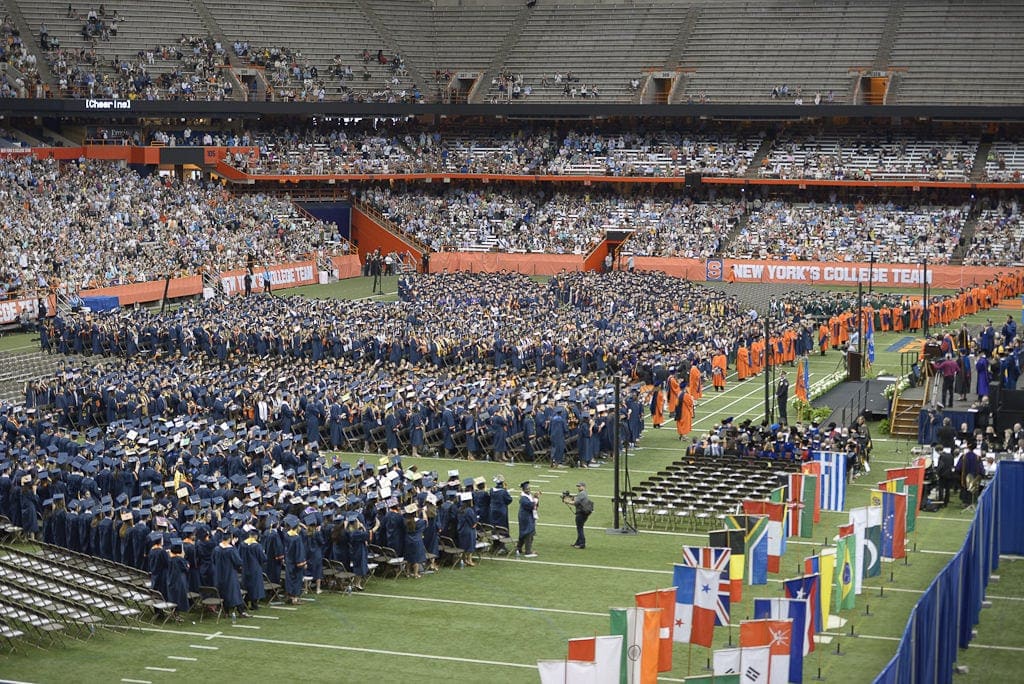 Behind The Scenes Of Syracuse University Commencement