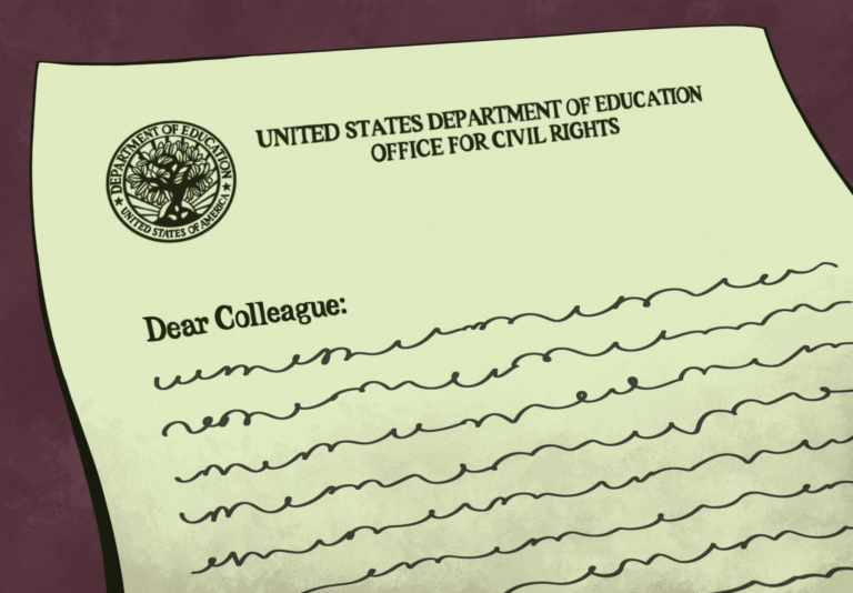 U.S. Department of Education "Dear Colleague" letter illustration.
