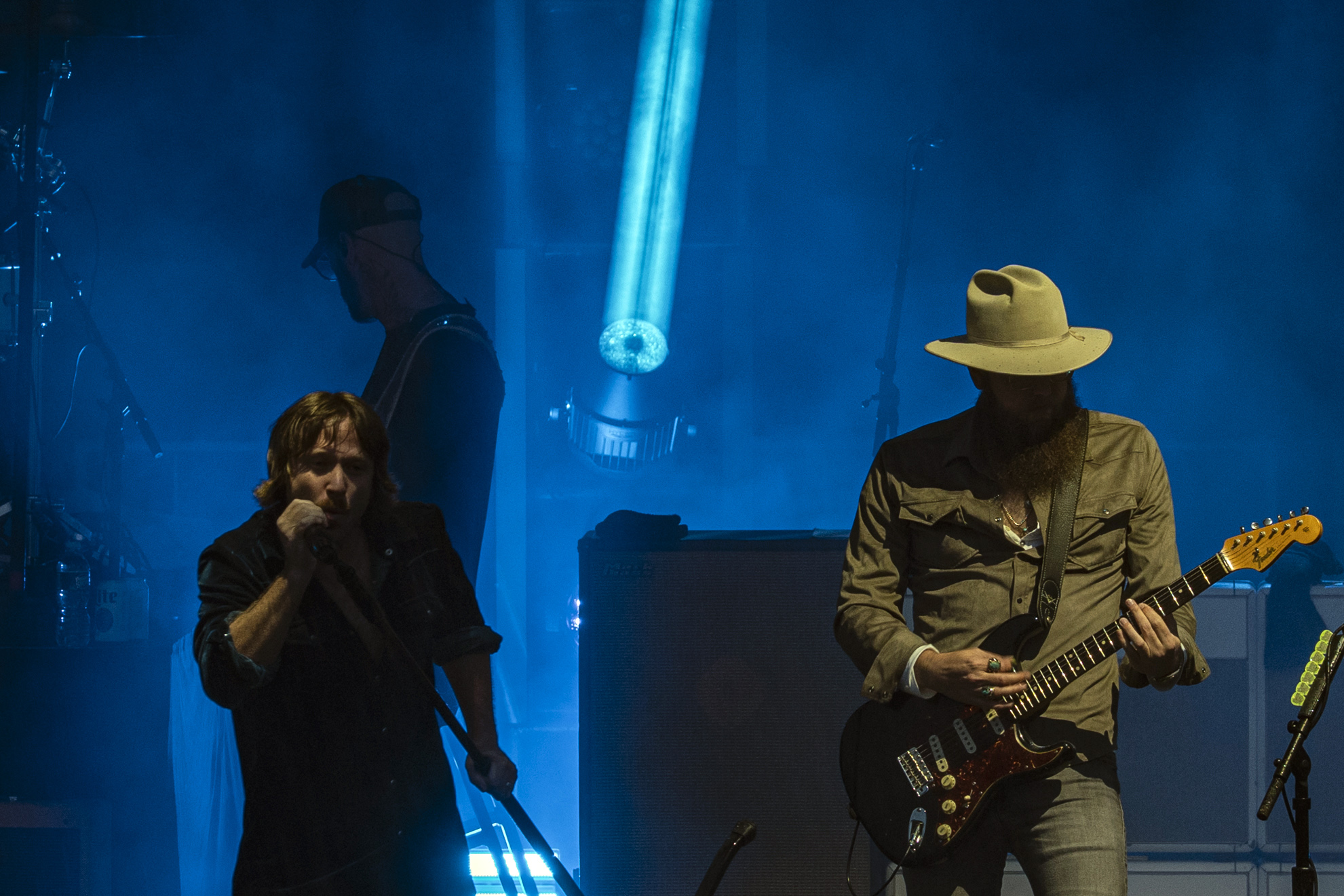 AlternatiWhiskey Myers lead and rhythm guitarist, Cody Tate, performs during the band’s rainy set at Beak & Skiff Apple Orchards on Sunday, June 14, 2026, in Lafayette, N.Y. Photo by Matt Hofmannve Text