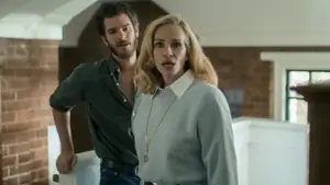 Julia Roberts and Andrew Garfield in provocative drama 'After the Hunt.'