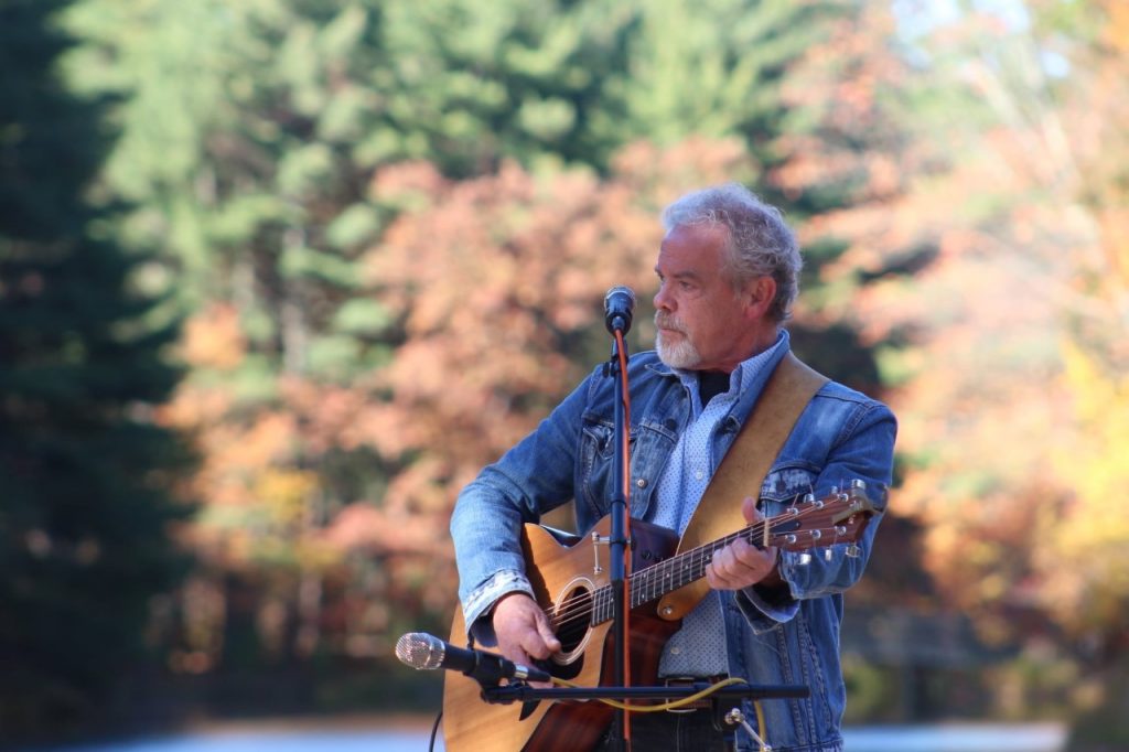 Benson performing