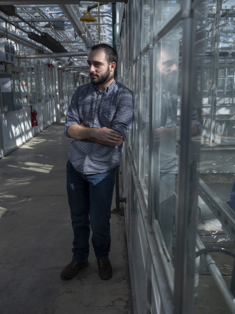 George Stack, a first-year PhD Student in Plant Breeding and Genetics at Cornell.