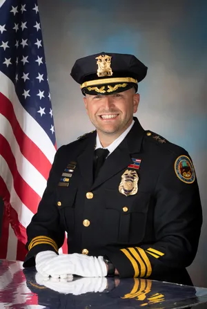 Portrait of police officers Ronald Eveland