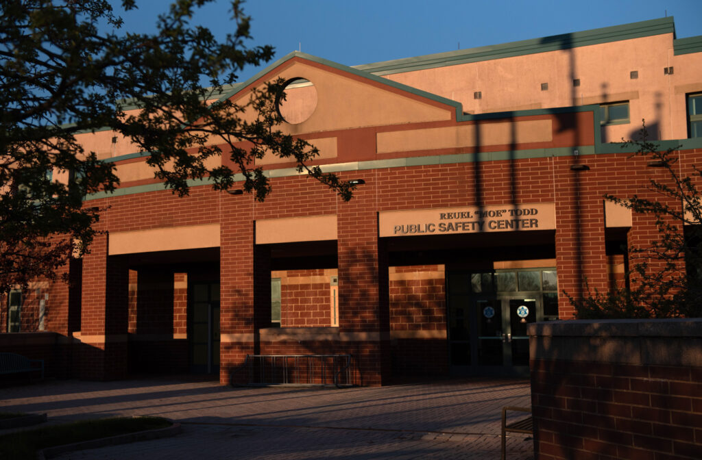 The Oswego County Sheriff's Office at 39 Churchill Road in Oswego.